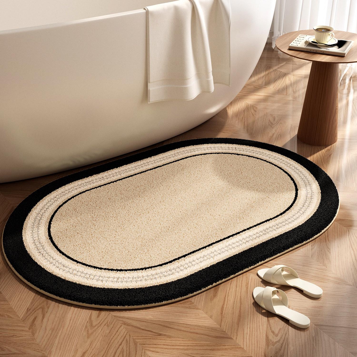 Imitatie kasjmier badkamervloermat   absorberende voetmat huishoudelijk sneldrogend tapijt 50x80cm19.7x31.5in
