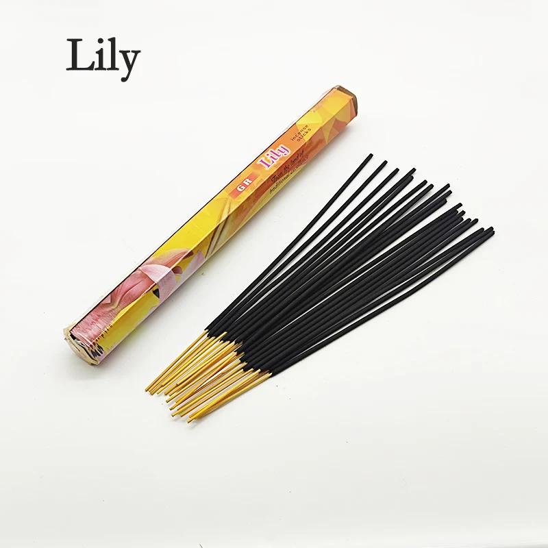 Y Original 20 Sticks Indian Incense Lavender Palo Santo White Sage Jasmine Incense Toilet Deodorization Air Fresh Aromatherapy
