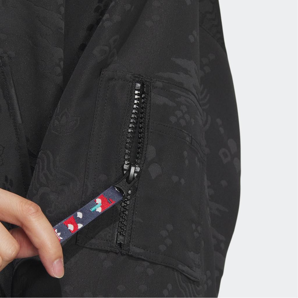 Adidas Originals X Feifei Ruan Collaborazione FW23 Giacca Sportiva a Coste con Zip Donna Giacche Nero IX4219