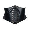 Color Elastic Solid Waistband Wide Belt Tie On Design Decoration Gift Fashion