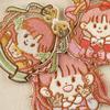 Embroidery Label Embroidery Sticker Original Little Girl Bow Clothing Accessories Adhesive Patch Hand Account Shoe Emblem Cloth Sticker