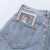 Classic and Minimalist Fashion Versatile High Waist Female High Waist Summer Loose Thin Big Yards Rolled Edge Casual Sub Denim Shorts Individuality