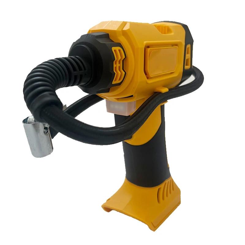 Fit Dewalt Air Compressor Automatic Tire Inflator Cordless Rechargeable Handheld Electric Pump with Digital Pressure Gauge
