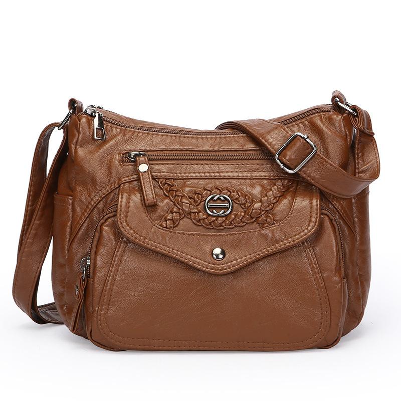 Multi Layer Minimalist Single Shoulder Diagonal Bag