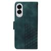 For Samsung Galaxy S25 Edge Case PU Leather Phone Cover Rhombus Starry Imprinted