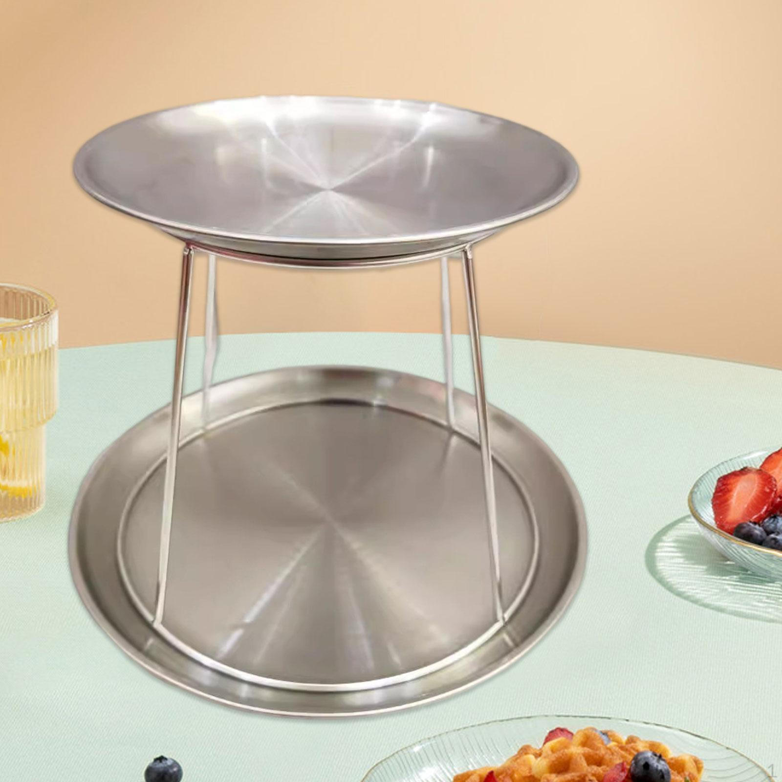 

Двухъярусная подставка для морепродуктов для кухни и мероприятий Shallow dish