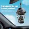 Bear Car Air Freshener Hanging Accessories Fragrance Dispenser Perfume Decorations Aroma Diffuser Rearview Mirror Pendant Hanger