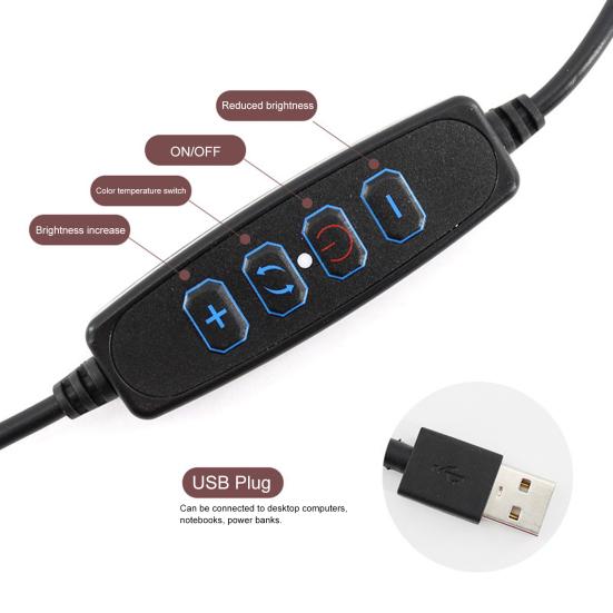 39002 Cal Wypełnienie 360 Stopni Obrotowe Światło Regulowane Wysoka Jasność Wielofunkcyjny Przełącznik LED