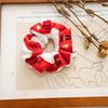 Christmas Ribbon Velvet Elastic Hair Ties for Women and Girls