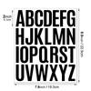 5Pcsset 2 Inch Functional Planner Stickers Vinyl Waterproof Black White Colorful Diy Letter Sticker For Cup Laptop Price Tag