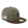 כובע New Era 59FIFTY MLB NY מידה חדשה 7 5950 NEYYAN CAMO COLOR OLI WAL דו-גוני, זית, 5/8,