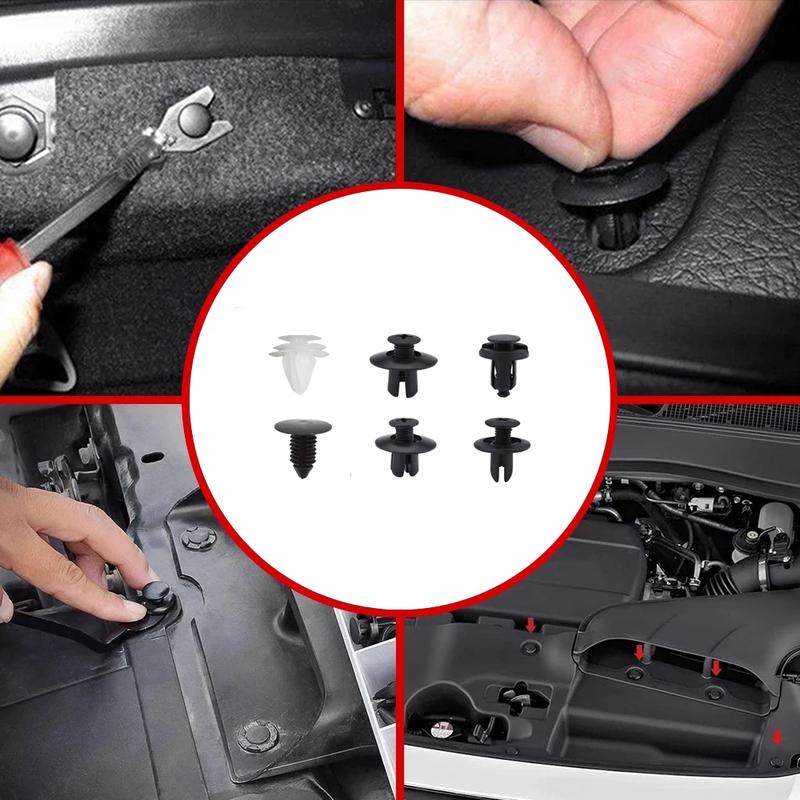 

60 шт. Автомобильный крепежный зажим, смешанный болт, винт для BMW E87 E88 E46 E90 E91 E92 E93 E39 E60 E63 E64 E65 E66 X3 X5 60PCS