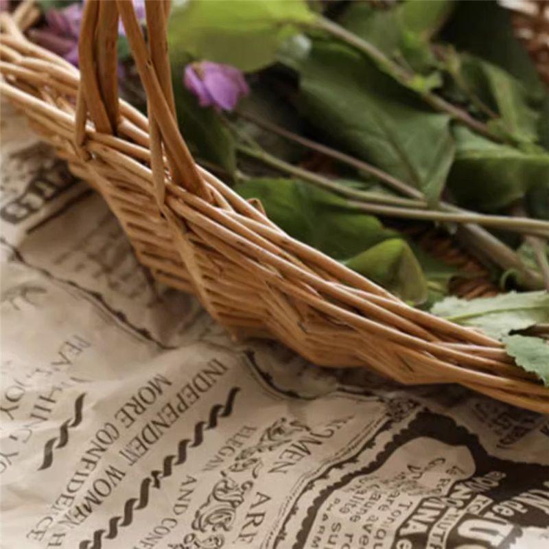 M-Modern-Picknickkorb Oster-Süßigkeitenkorb Hochzeits-Blumenmädchenkörbe Fast-Food-Korb Gewebter Vorratskammer-Organizer Einfach zu verwenden