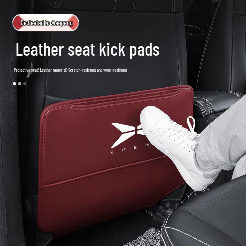 XPeng P7 Rear Kick Pads, P5 Seat Protectors, G3 Backrest Covers, and G9 Interior Accessories