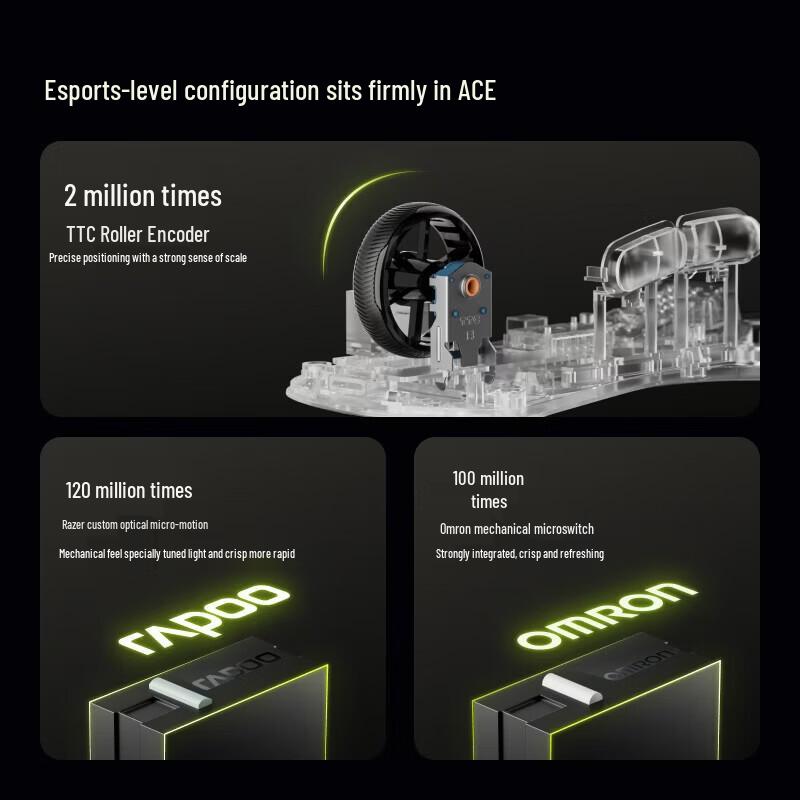 Rapoo VT3s MAX 2nd Gen Dual Mode 8K Gaming Mouse