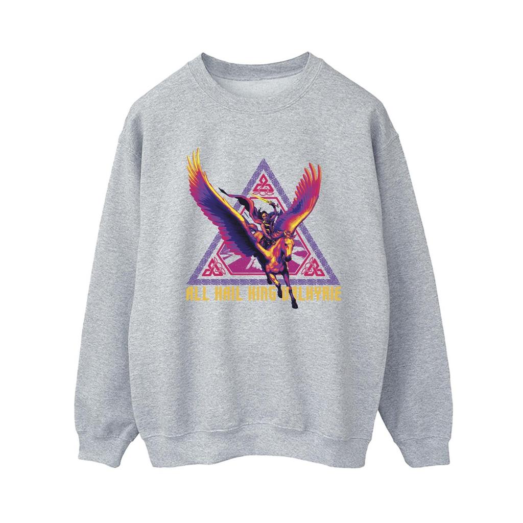 Marvel Womens/Ladies Thor Love And Thunder All Hail Valkyrie Sweatshirt