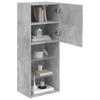 Wand-TV-Sideboard für das Wohnzimmer, 3 offene Fächer und 1 Fach mit Tür, vielseitiger Wandschrank, 40,5x30x102 cm