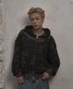 UNUSEDLAB Camo Embroidered Zip-Up Hoodie [Charcoal]