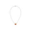 HERMES 20th Century Palladium Plated Cage DH Cube Necklace Costume Necklace H143991F-86