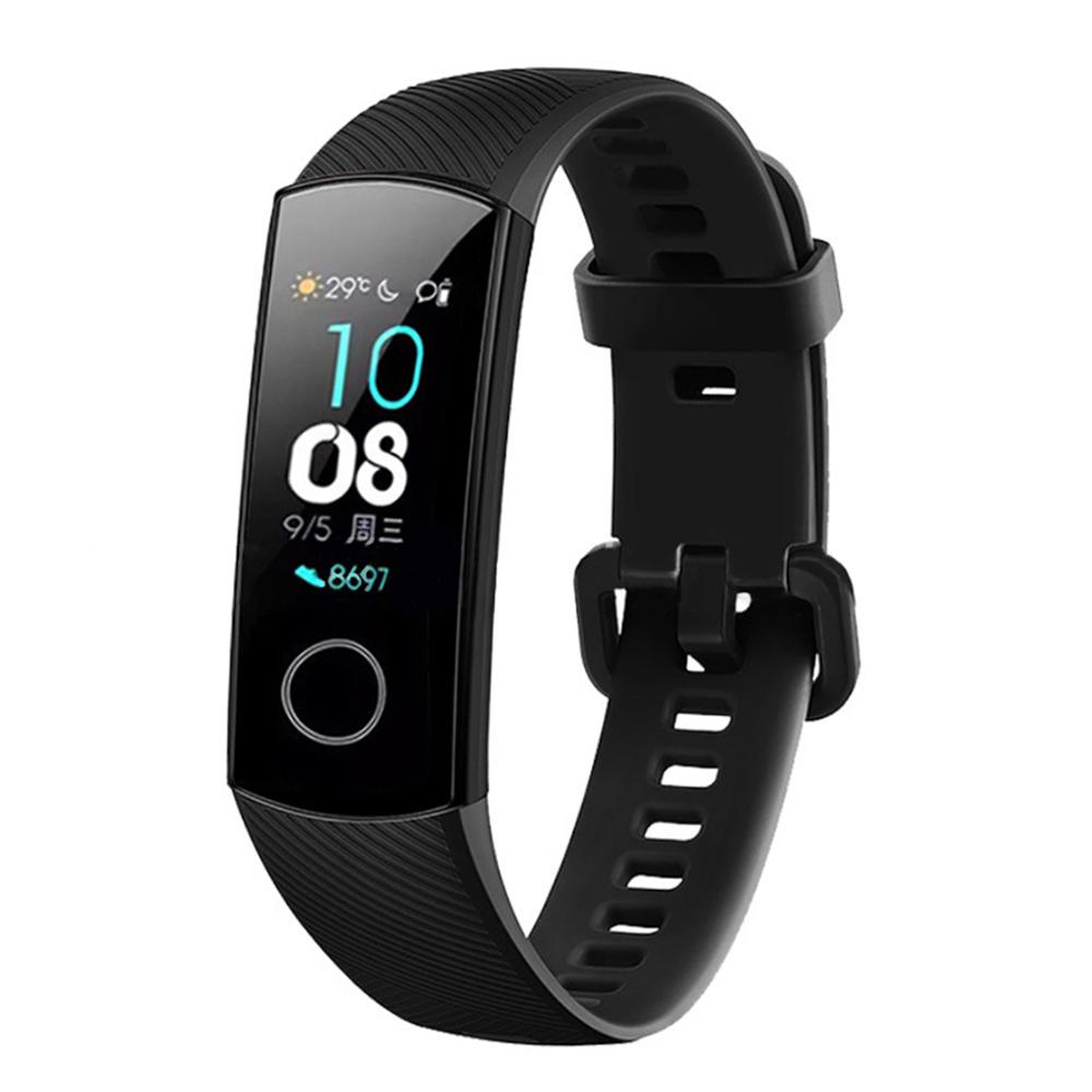Smartwatch Band Replacement Silica Gel Bracelet Strap Band Accessories Watch Belt Women Men Wristbands Compatible with   Band 5