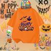 Happy Halloween T-shirt 3D Printed Pumpkin Pattern Ghost Shirt Made of Polyester Fabric for Boys, Girls, and Adults T-shirt Tops