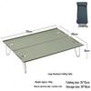 Portable Folding Aluminum Camping Table - Lightweight, Multi-purpose for Outdoor Activities