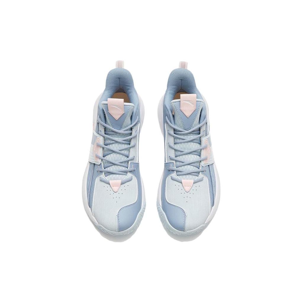 New Anta Speedy Cushioning Abrasion Resistant Support Low top Basketball Shoes Men's Blue 112241619S-1