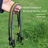 Bungee Cords With Coated Hooks, Heavy Duty Outdoor Bungee Straps With Load Capacity Metal Hook for Camping