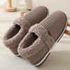 New Winter Thick Plush Slippers Couples Indoor Home Furry Shoes Non Slip Men Women Furry Warm Casual Plush Soft Cotton Slippers
