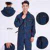 Cowboy Work Clothes Denim Coverall Electric Welding Suit Labor Insurance Clothes Auto Repairman Workwear Fit S-4xl