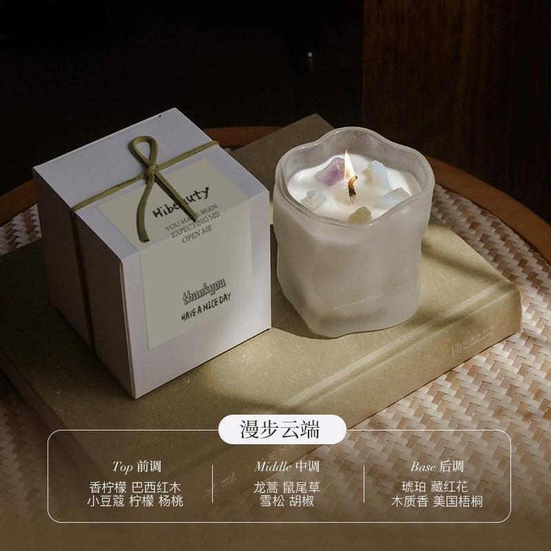 1Pc Smokeless Soy Wax Scented Candle - Subtle Fragrance for Valentine's Day Party Favors & Indoor Ambiance