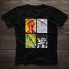 The Beatles Psychedelic Portraits T-Shirt John Lennon George Harrison Ringo Paul Unisex T-Shirt