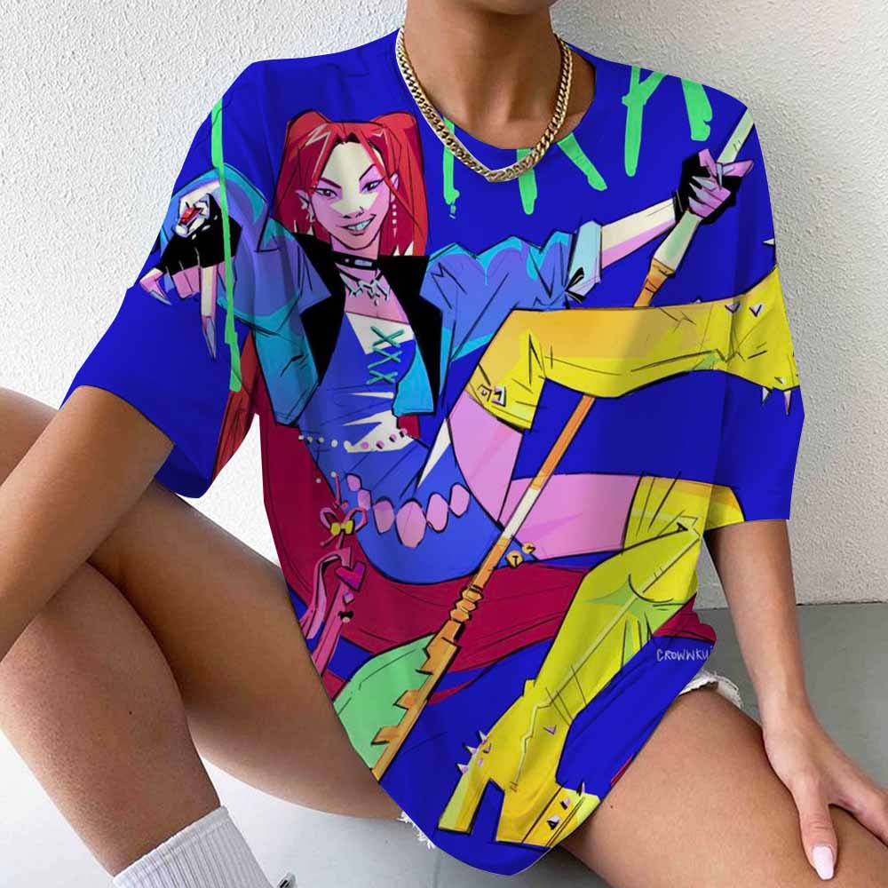 Kawaii Snoopy Print T-shirts Tops for Women Lady Summer Children T-shirts Casual O-neck Snoopy Print T-shirts