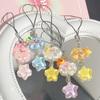 Cute Star Pendant Phone Chain Y2K Style Dainty Cloud Star Bead Phone Lanyard Keychain for Girls Women Backpack Ornament