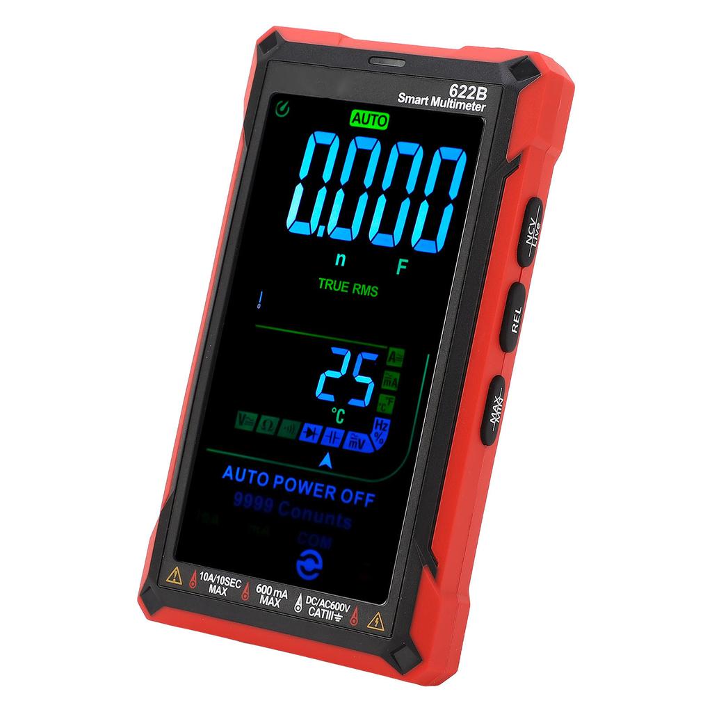 Digital Multimeter Kit Smart Touch Large Screen Rechargeable High Accuracy Fully Automatic Non Burning Tester