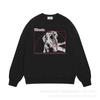 Mens Oversized Streetwear Hoodie With Bold Letter Print Cotton Sweatshirt Winter Casual Top