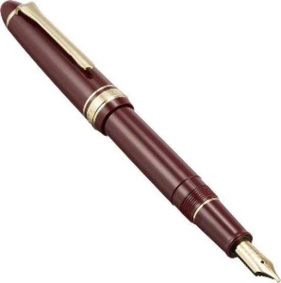 Sailor Profit Casual Fountain Pen Gold Trim Red Music (MS) Nib 11-0570-930 with Converter