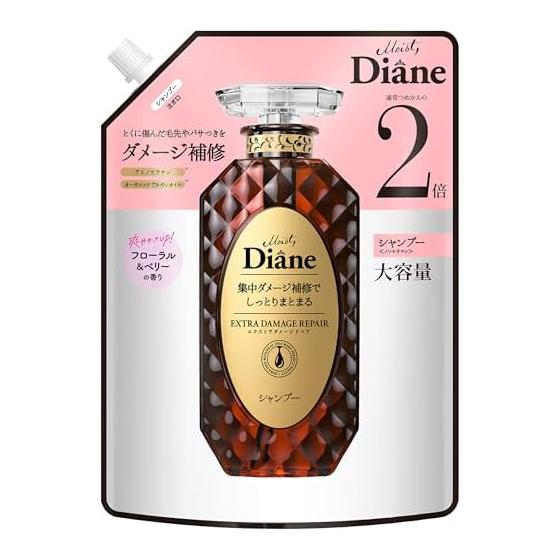 Diane Diane [Large Capacity] Shampoo [Damage Repair] Floral & Berry Scent Perfect Beauty Extra Damage Repair Refill 660ml