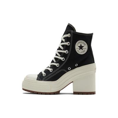 Chuck 70 De Luxe Obcas Unisex Wysokie płócienne buty Czarne A05347C