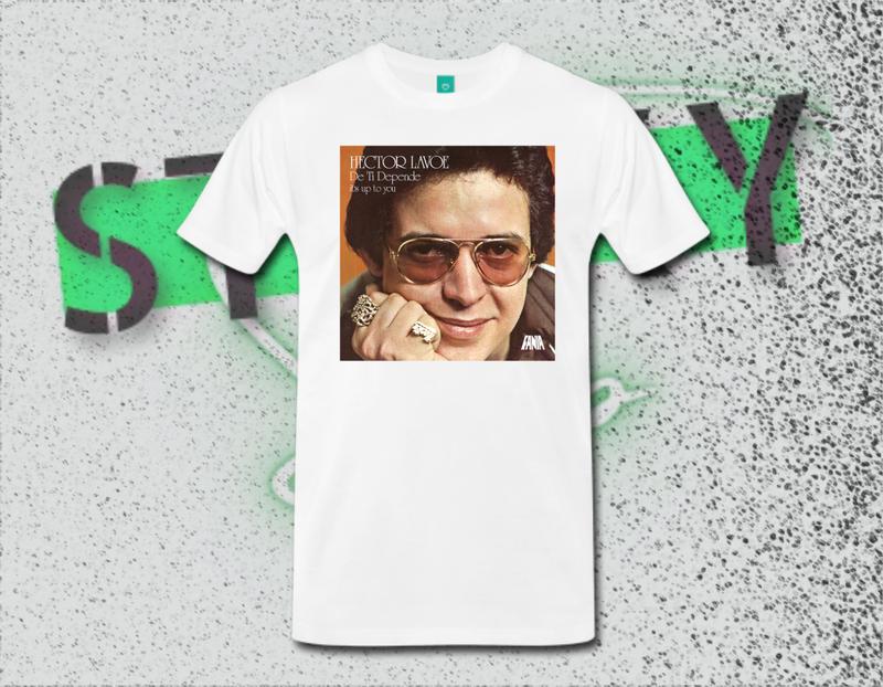 Hector Lavoe Retro Salsa Legend Graphic Unisex T-Shirt Latin Music Vintage Style Unisex M