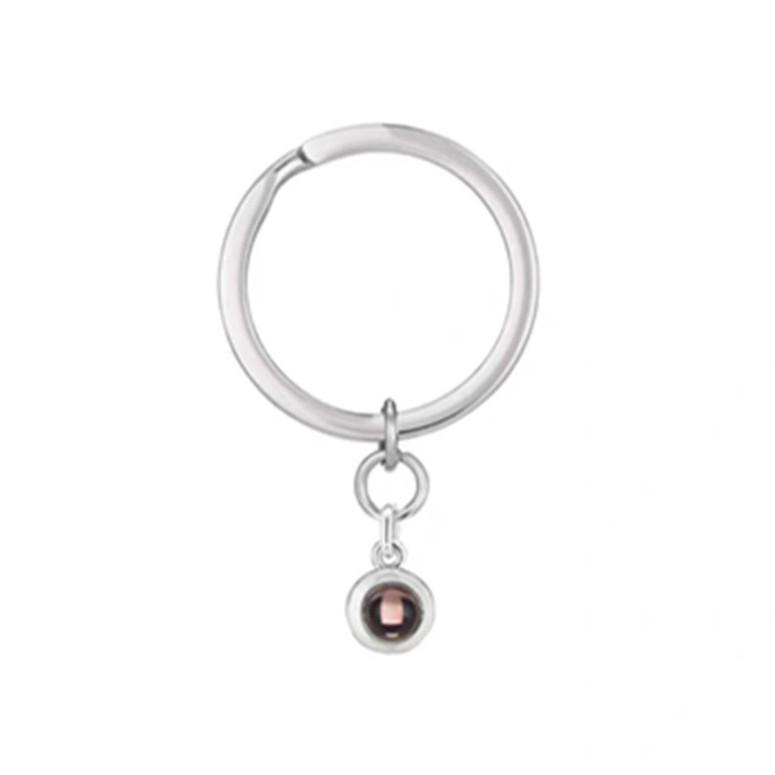 Multilingual "I Love You" Nano Projection Necklace with Color Photo