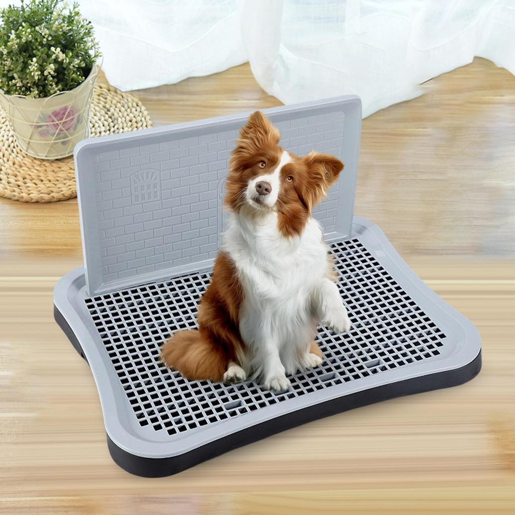 Pet Training Toilet Tray Detachable Mesh Grids Dog Potty Tray Puppy Pee Pad