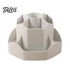 Talos Rotating Pen Holder with 9 Compartments, 360 Degree Silent Smooth Spinning Pencil Organizer for Desk, Desktop Storage Box, Art Supplies