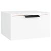 VidaXL Table de chevet murale Blanc 34x30x20 cm811376