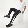 Anta Logo Letter Print Color Block Sports Pants Men Pants Black 152138506-1