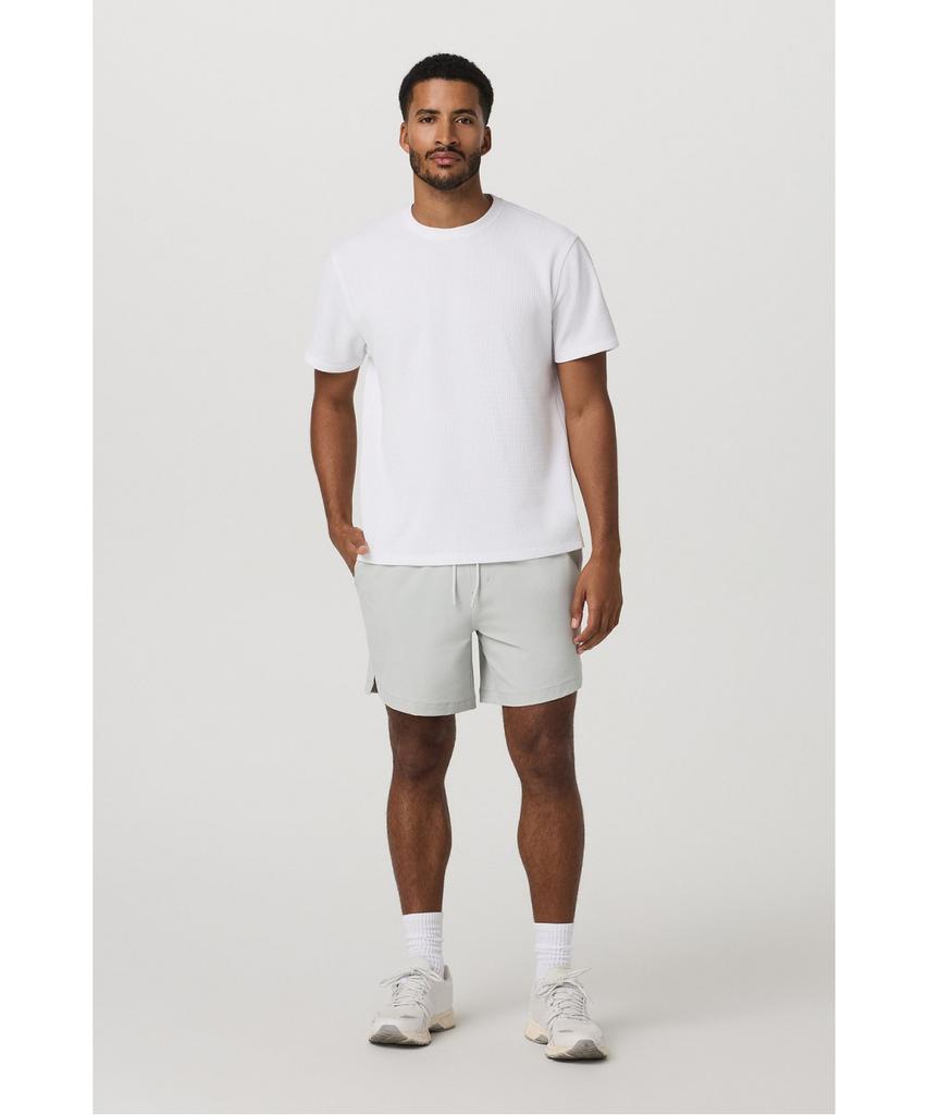 VUORI [Men] Short Sleeve Lightweight Tech Waffle Tee - Relaxed Fit_White _Vr16321029