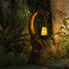 Solar Garden Light Resin Elephant Lamp Statue Landscape Courtyard Decoration Waterproof Terrace Lamp Patio Walkway Lights
