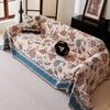 Cool Feeling Living Room Sofa Mat Throw Blankets  Flower Camping Picnic Blanket Cover Nordic Sofa Cover
