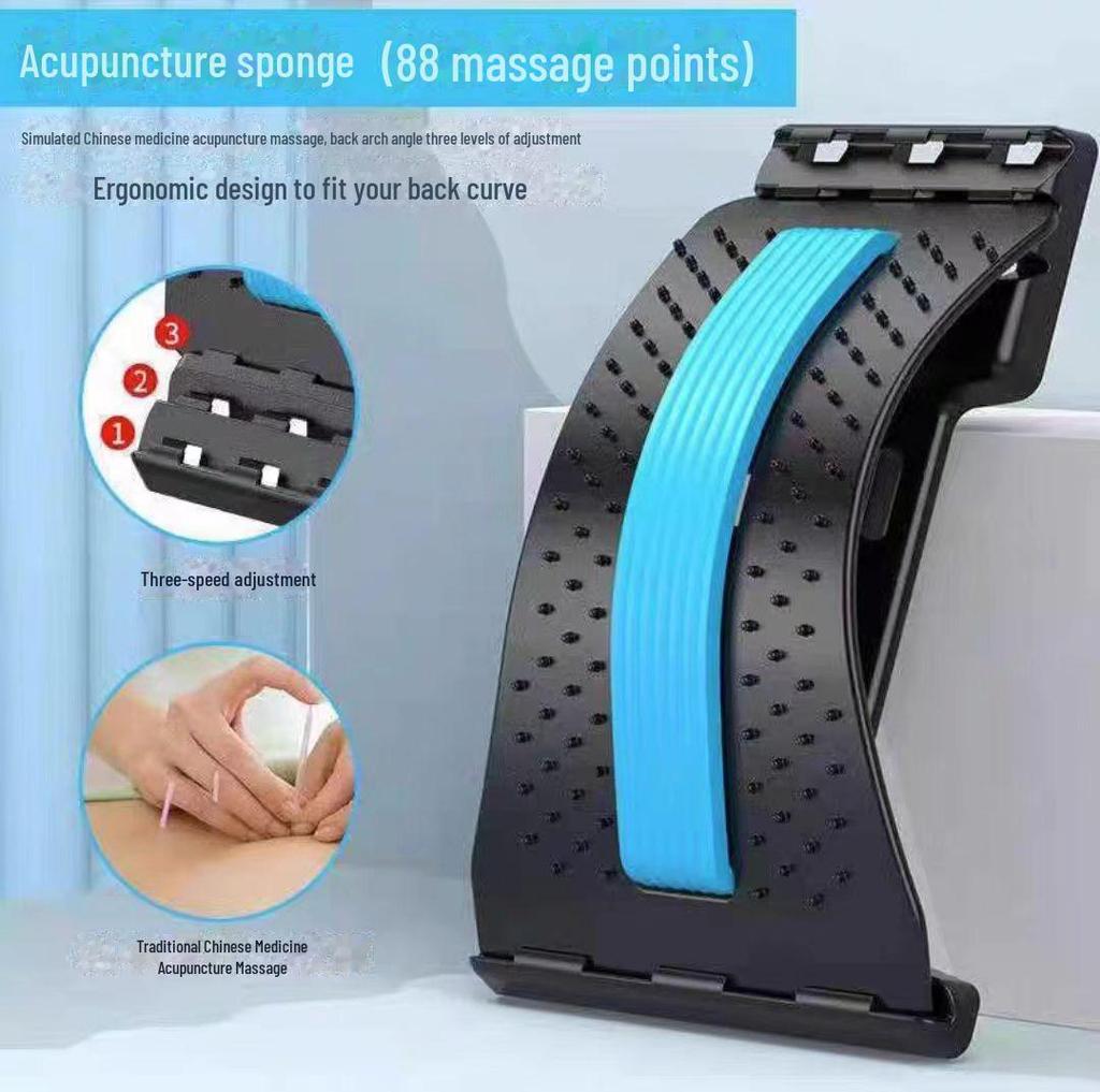 Cervical Spine and Lumbar Stretch Board: Multifunctional Relaxer and Traction Massager for Men and Women