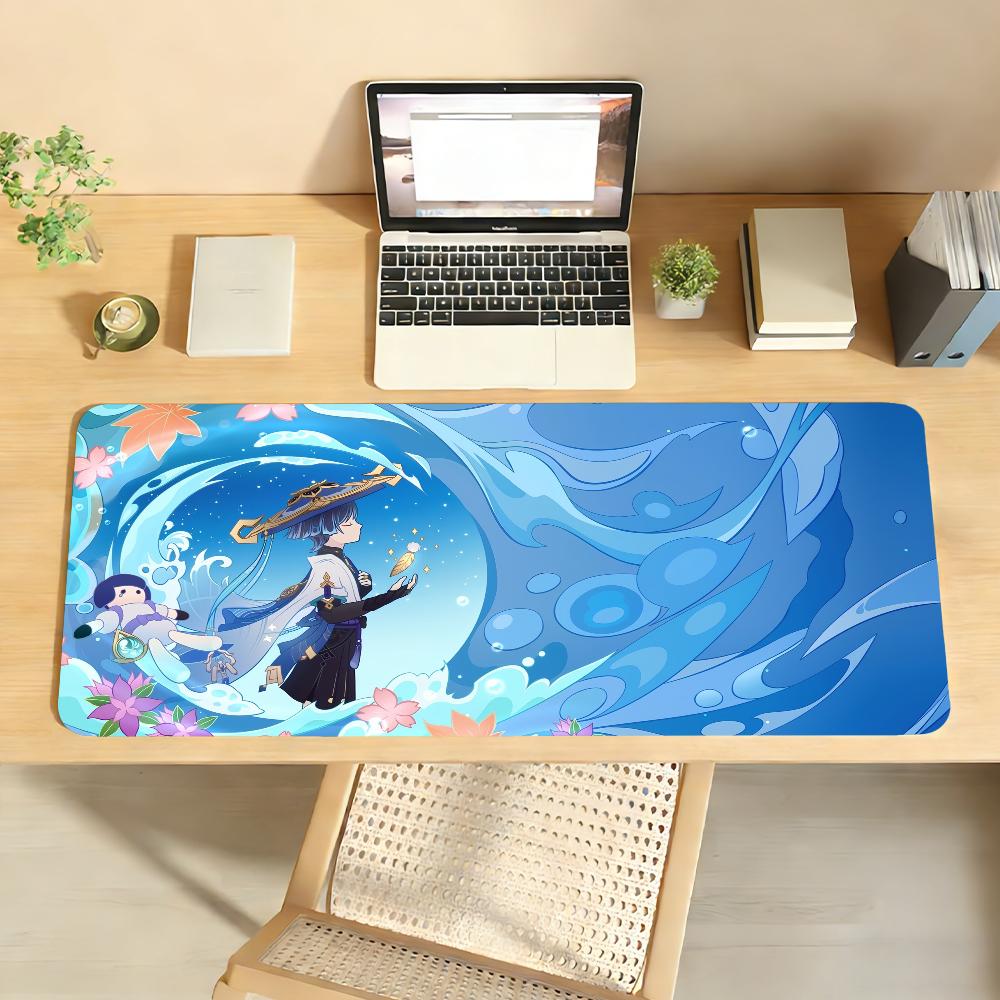 Spiel Genshin Impact Wanderer Mauspads Rutschfeste Gummi-Gamer-Balance-Computer-Matte Dekoration Schreibtischmatte Laptop Büro Groß